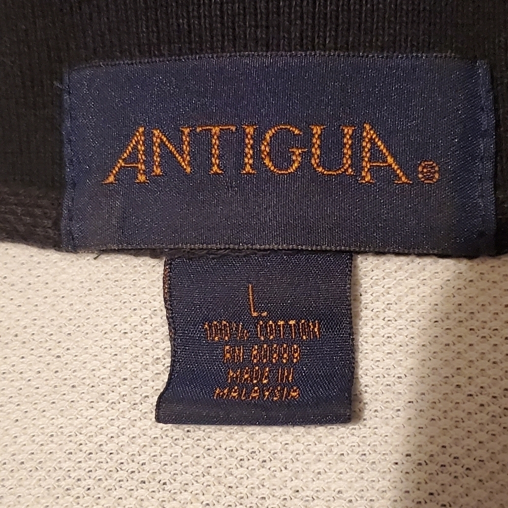 Vintage New Jersey Devils Antigua Polo Shirt Mens Size L NHL Hockey Y2K - Picture 7 of 10